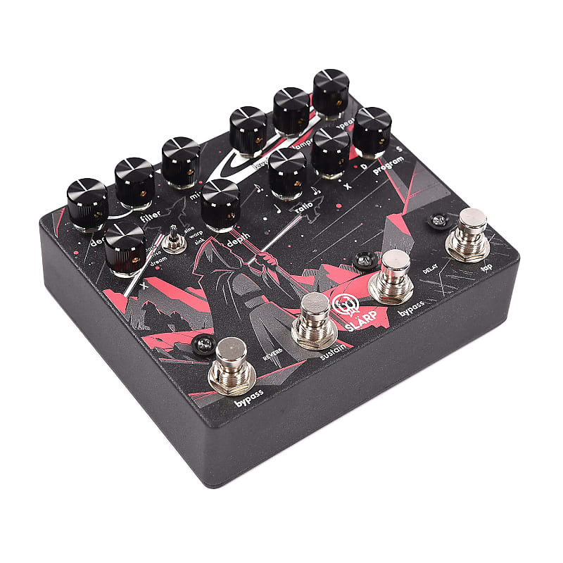 【美品】walrus audio SLARP Walrus Audio Slarp Combo Reverb And Delay Effect Pedal With