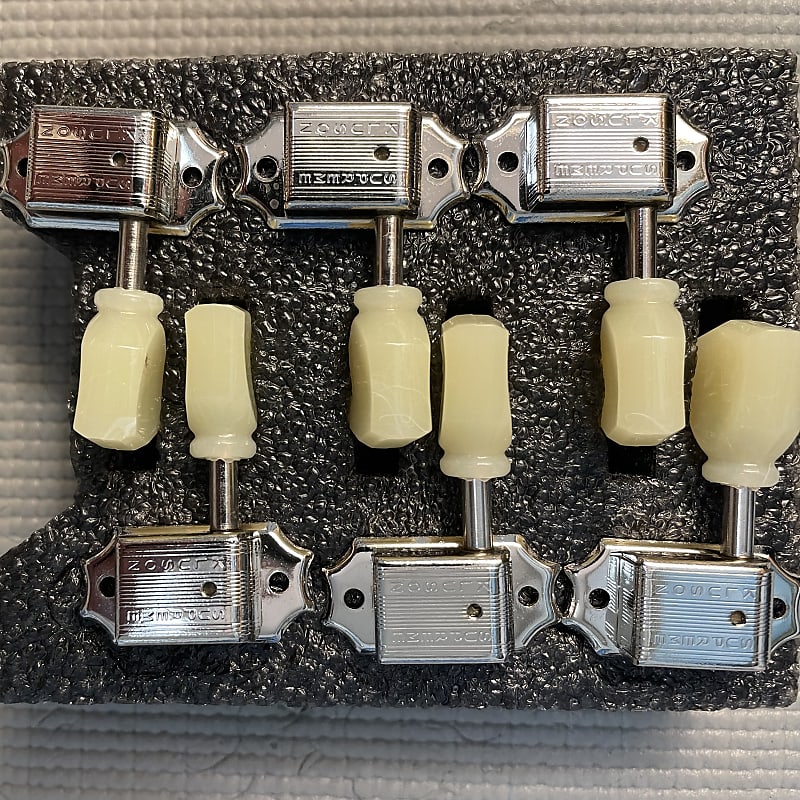 Kluson 3 On Plate Vintage Style Tuners 3 A Side Machine Heads