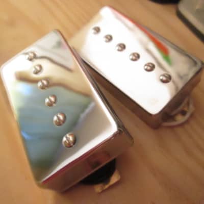 Guitar Madness P-94 Style Humbucker sized P-90 Pickups Chrome Covered (Alnico II) image 1