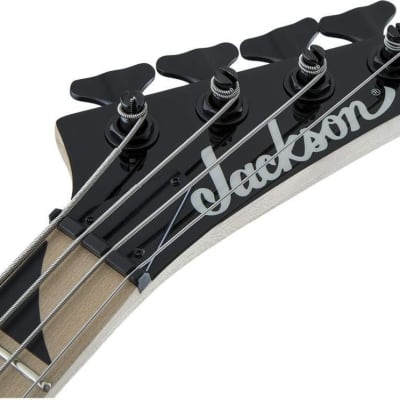 Jackson JS Series Concert Bass, Minion 4-String Maple - Snow White (JS1XM) image 8
