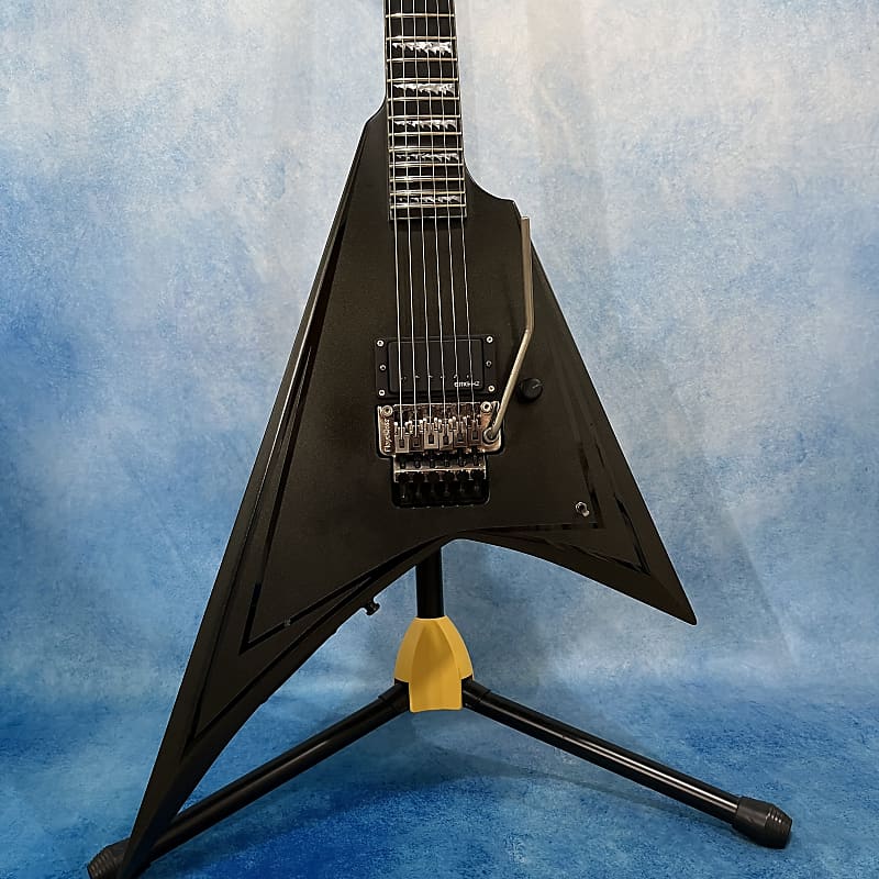 EDWARDS by ESP/Alexi Laihoモデル/BLACKY ESP Edwards E-AL-166 Blacky, Alexi Laiho signature, Satin