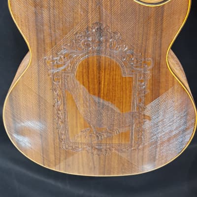 Blueberry NEW IN STOCK - LEFT HANDED (Lefty) Acoustic Guitar Grand Concert image 8