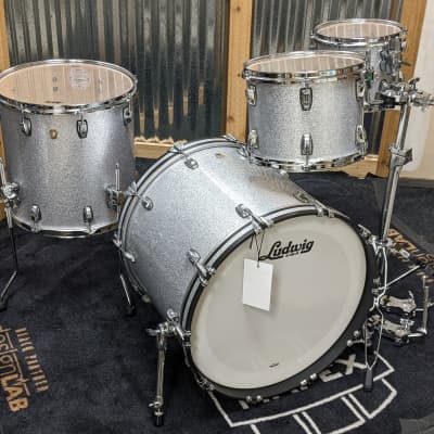 Ludwig Classic Maple 4-Piece Shell Pack - Silver-Sparkle image 5
