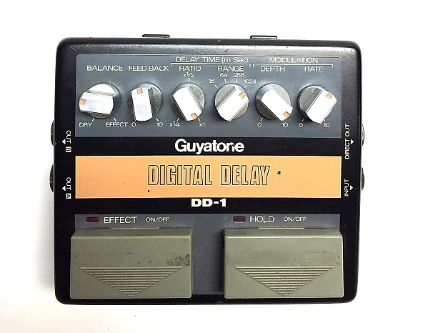 Guyatone DD-1, Digital Delay, Guitar Effect Pedal, MIJ, 80's