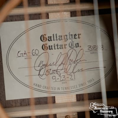Gallagher GA-60 Cedar/Rosewood Grand Auditorium Acoustic Guitar #3888 image 9