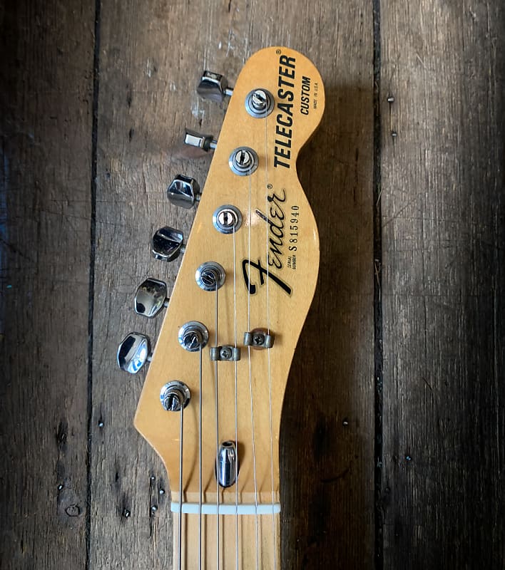 1978 Fender Telecaster Custom in Natural finish with maple neck