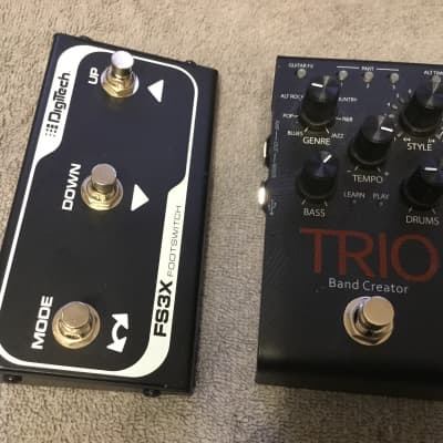 DigiTech TRIO Band Creator w/ FS3X 3-Button Footswitch | Reverb