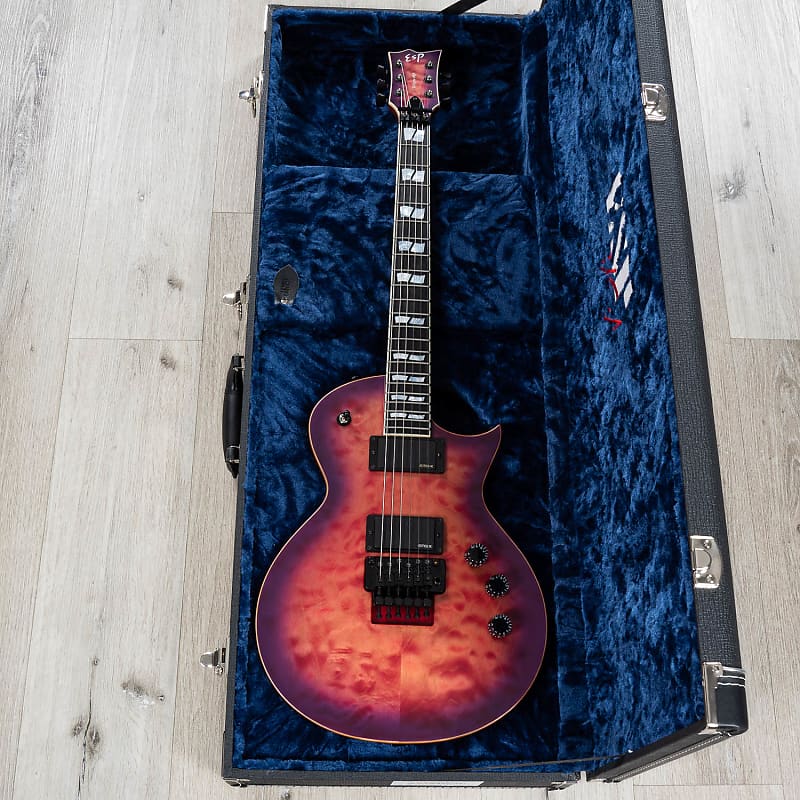 ギター edwards eclipse floyd rose EMG ESP USA Eclipse FR Guitar, Floyd Rose, EMG 81-X / 85-X