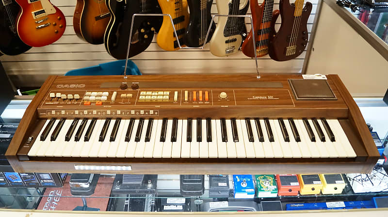 Casio Casiotone 601 1980's Wood Panel Keyboard/Organ Japan! Reverb