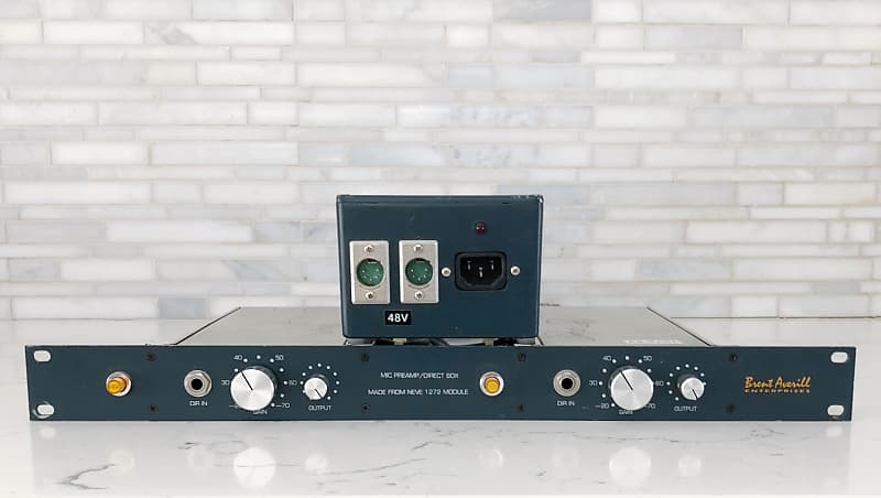 Neve 1272 Preamp Pair racked by Brent Averill