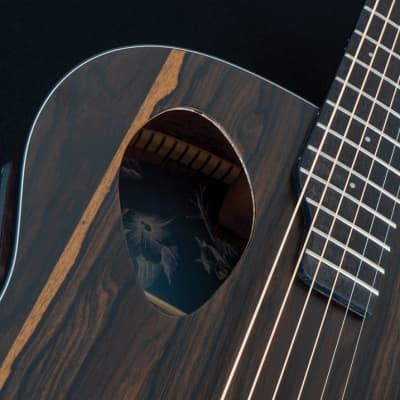 Michael Kelly Forte Port Acoustic Electric Guitar - Exotic Ziricote - MKFESZISFX image 2