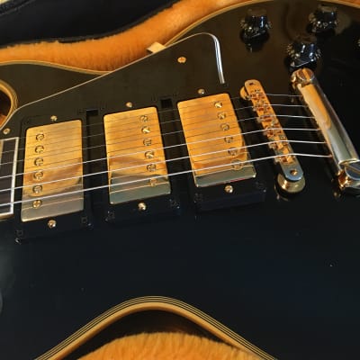 Gibson Custom Shop Historic 3-Pickup '57 Les Paul Custom Black Beauty Reissue 2018 - Present - Ebony VOS image 15