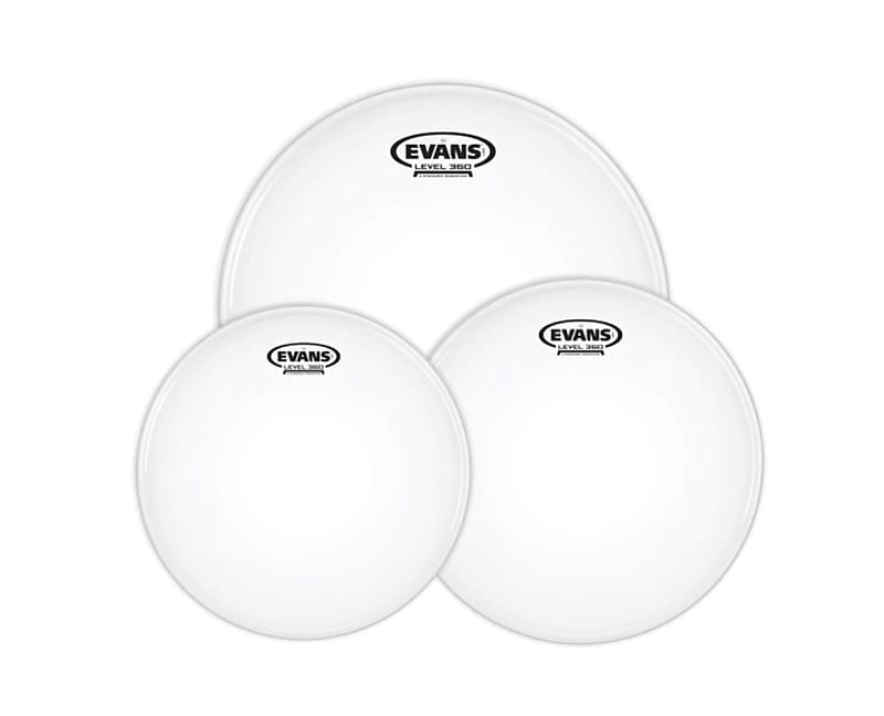 Evans G2 Clear Rock Tompack - 10", 12" and 16" Tom Drum Heads image 1
