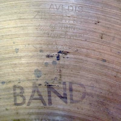 13" Zildjian  Concert Band Orchestra Crash Cymbals Pair w/Pads & Straps Vintage 1960s (w/video) image 3