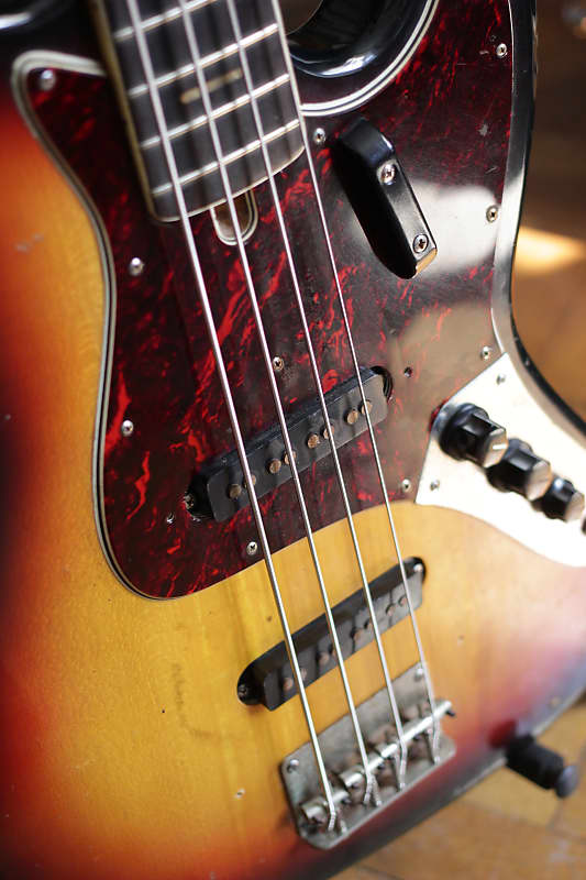 ELK Jazz Bass ビンテージ Rare Elk Jazz Bass 1970's Japan; Badge Logo, Sunburst | Reverb