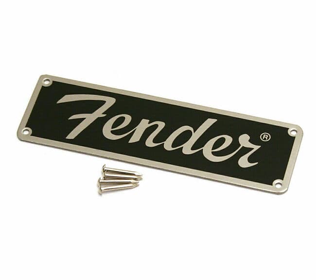 New Plate Amp Logo Fender Metal 0994096000 Tweed Amplifier Reverb