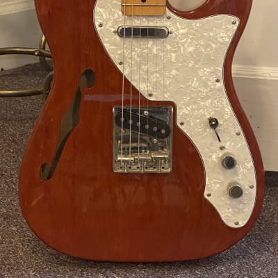 Squier Classic Vibe Telecaster Thinline Electric Guitar | Reverb