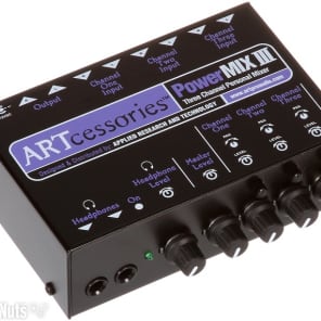 ART PowerMIX III 3-channel Stereo Line Mixer image 2