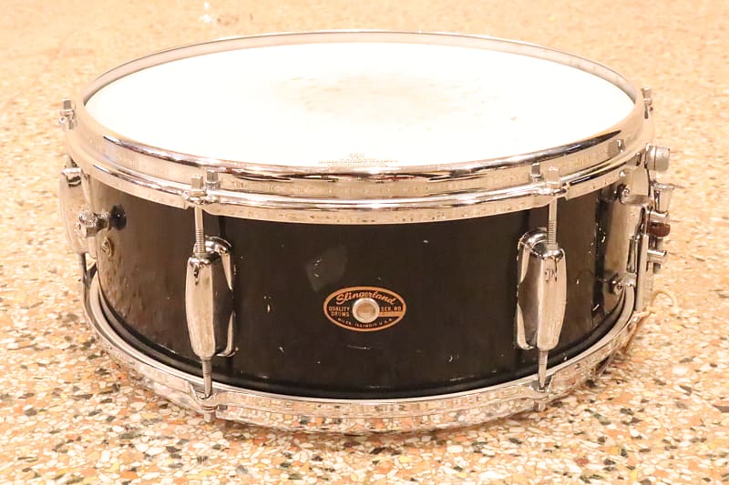 Slingerland Sound King 5.5x14" 3ply Snare Drum 6 Lug COB Hoops Vintage 1960's image 1