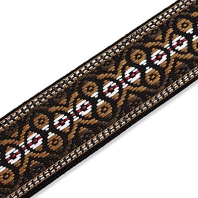 Levy's M8HT-20 2" Jacquard Weave Hootenanny 60's Style Guitar Strap image 4