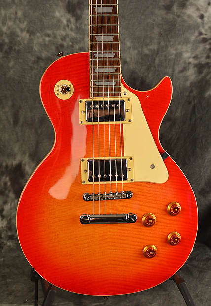 Epiphone Les Paul Standard Flametop Korean Made 1997 Cherry