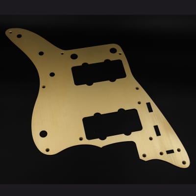 Herad 9-hole 58/59 style Jazzmaster Pickguard 2023 gold anodised aluminium Anodized Scratchplate image 5
