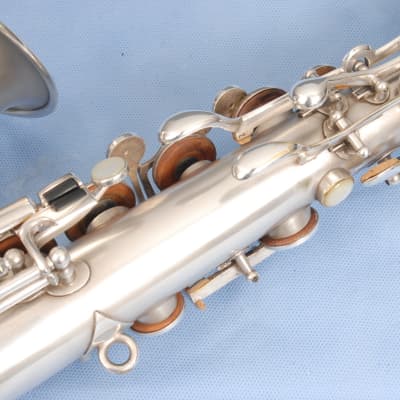 Buescher  True Tone C Melody  Silver plated Saxophone  1925 image 7
