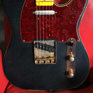 Black double-bound lightweight Tele w/Blues Specials image 2