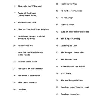 Hal Leonard Gospel – Super Easy Songbook image 2