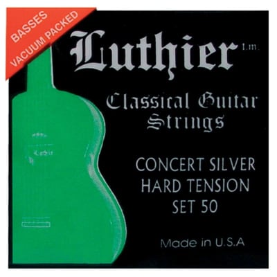 Cuerdas Clásica Luthier Set 50 Concert Silver Hard for sale