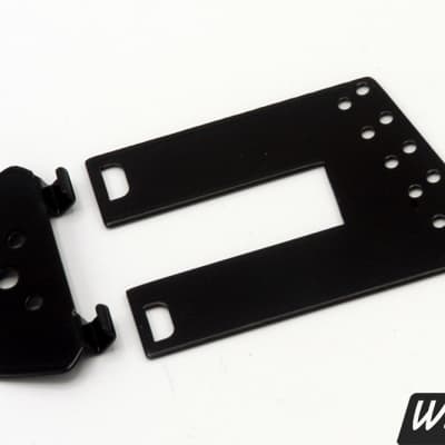 Black 12-string trapeze tailpiece conversion kit for Rickenbacker guitars image 1