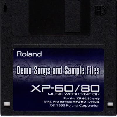 Roland XP-60/80 Factory Demo Disk