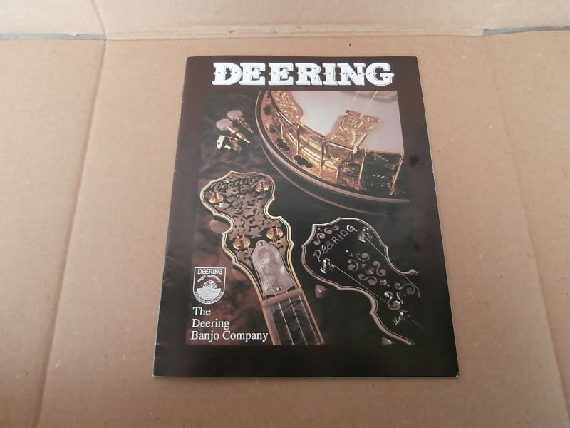 1995 Deering Banjo Company Catalog! Rare, Original Case Reverb