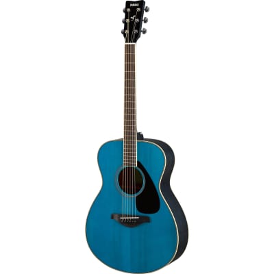 Yamaha FS820-TQ Solid Spruce Top Concert Acoustic Guitar Turquoise for sale