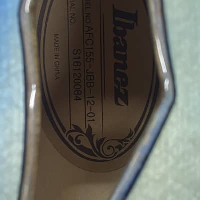 Ibanez Contemporary Archtop AFC155 Hollow Body Electric Guitar 2017 - Jet Blue Burst with Case image 16
