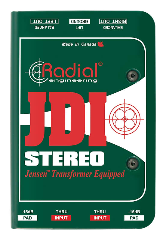 Radial JDI Stereo Passive DI Direct Box image 1