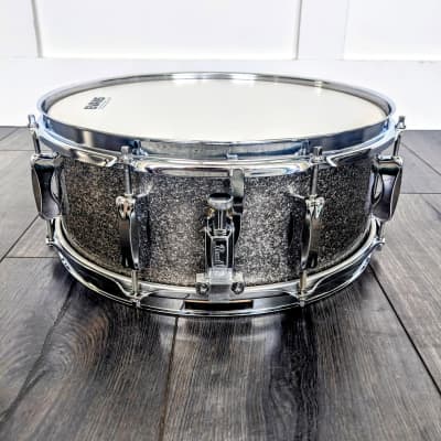Pearl Export EXR Snare Drum 14" x 5.5" Silver Sparkle w/ Evans Heads image 3