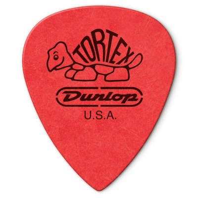Dunlop 462P.50 Tortex TIII .50mm Guitar Picks, Red, 12 Pack image 2