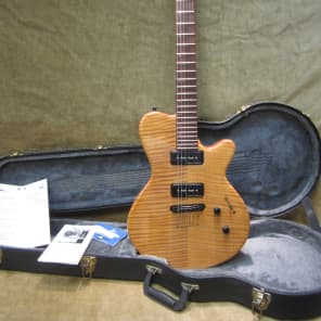 2001 Godin LGS P-90 Ltd Ed NAMM Show Guitar AAA  Flame Maple Top 1 of 100 Free US Shipping! image 12