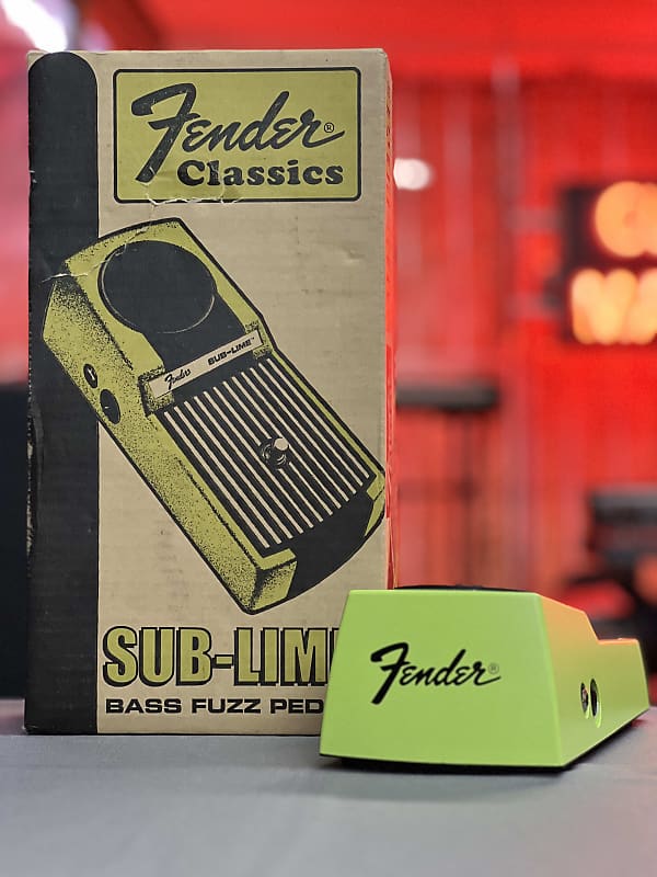 Fender Sub-Lime Bass Fuzz 2000s - Green image 1