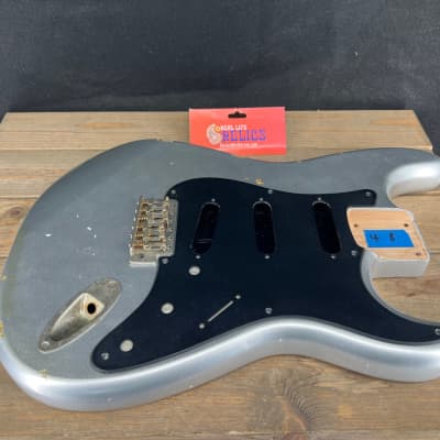 Real Life Relics Strat® Stratocaster® Body Aged Inca Silver #1 image 5