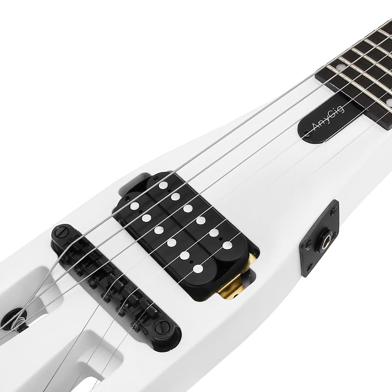 Anygig Travel Guitar Electric AGE SE White | Reverb