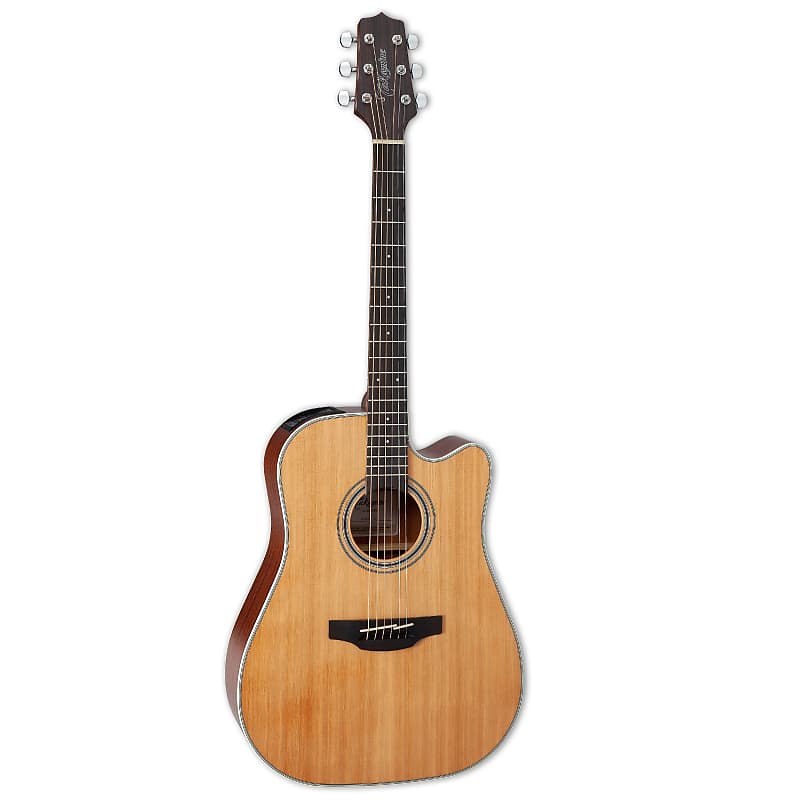 Takamine GD20CE Dreadnought Cutaway Acoustic Electric Guitar, Natural Satin image 1