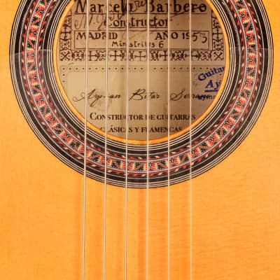 Guitarra flamenca de Ciprés homenaje a Marcelo Barbero 1953 por Ayman Bitar Guitarra De Concierto. image 8
