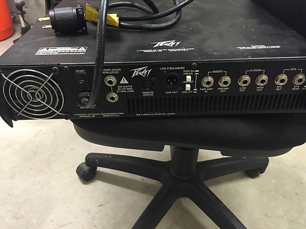 PEAVEY T-MAX TWO CHANNEL BASS SYSTEM ベースヘッドアンプ 動作