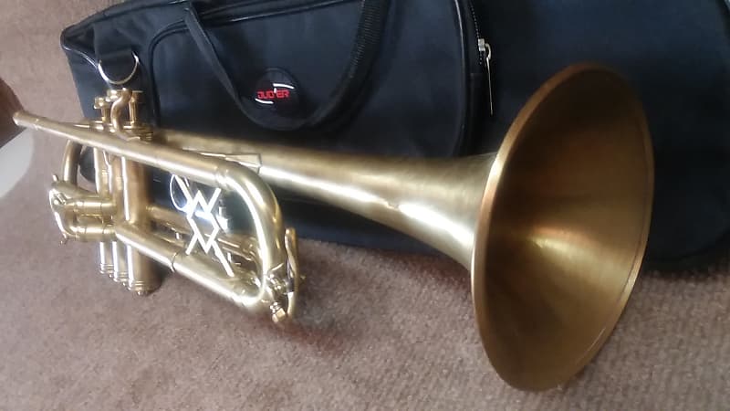 H.N. White Liberty Vintage 1938 Trumpet With Custom Jazz Brushed-Brass Finish In Excellent Condition image 1