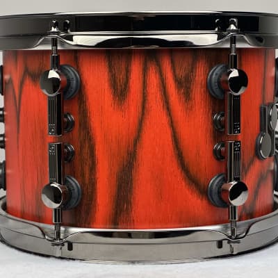 Sonor 22/10/12/15" SQ2 Medium Beech Drum Set - Fiery Red w/ Black Chrome Hardware image 14