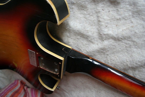 Idol (Teisco) PA-10 Hollowbody 1967 2 Color Sunburst | Reverb