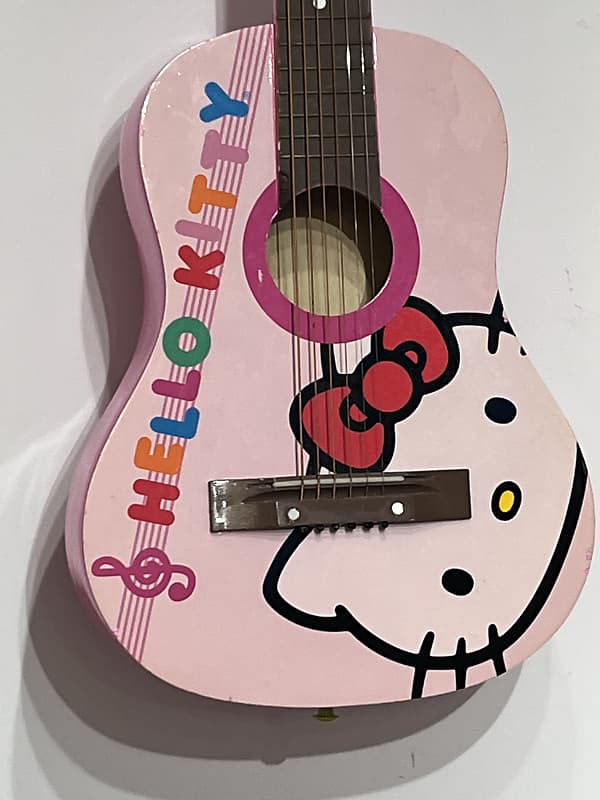 Hello Kitty Kid’s size Acoustic Guitar - Pink