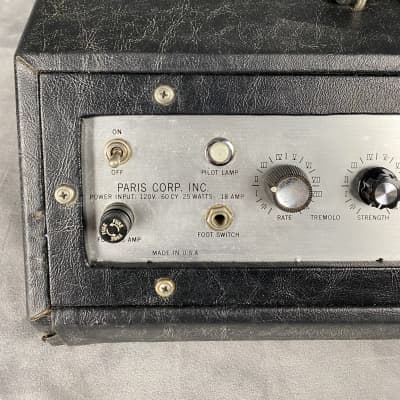 Paris Master II Vintage Solid State Amp Head Kustom 1960’s image 2